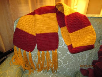 Harry Potter scarf - crochet