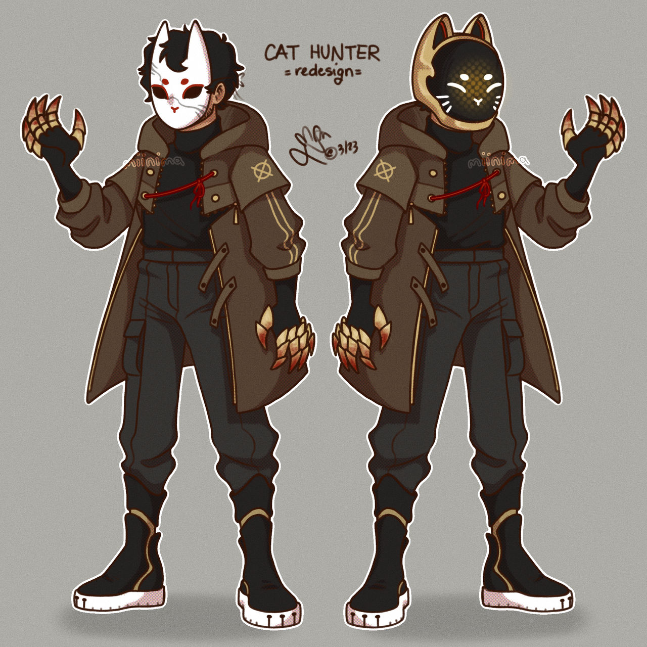 Cat Hunter Redesign Challenge by miinima on DeviantArt