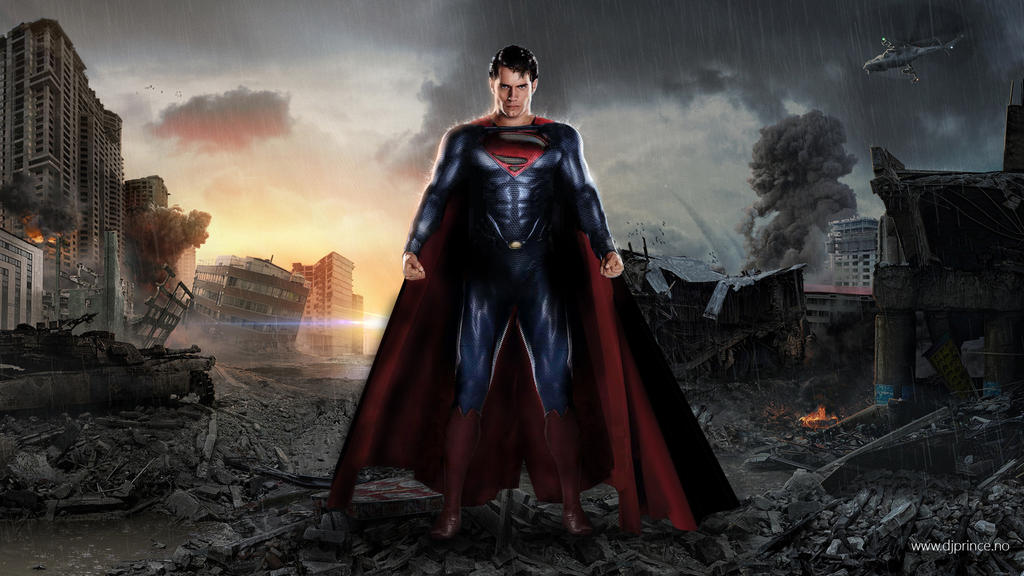 Man Of Steel ready for battle.