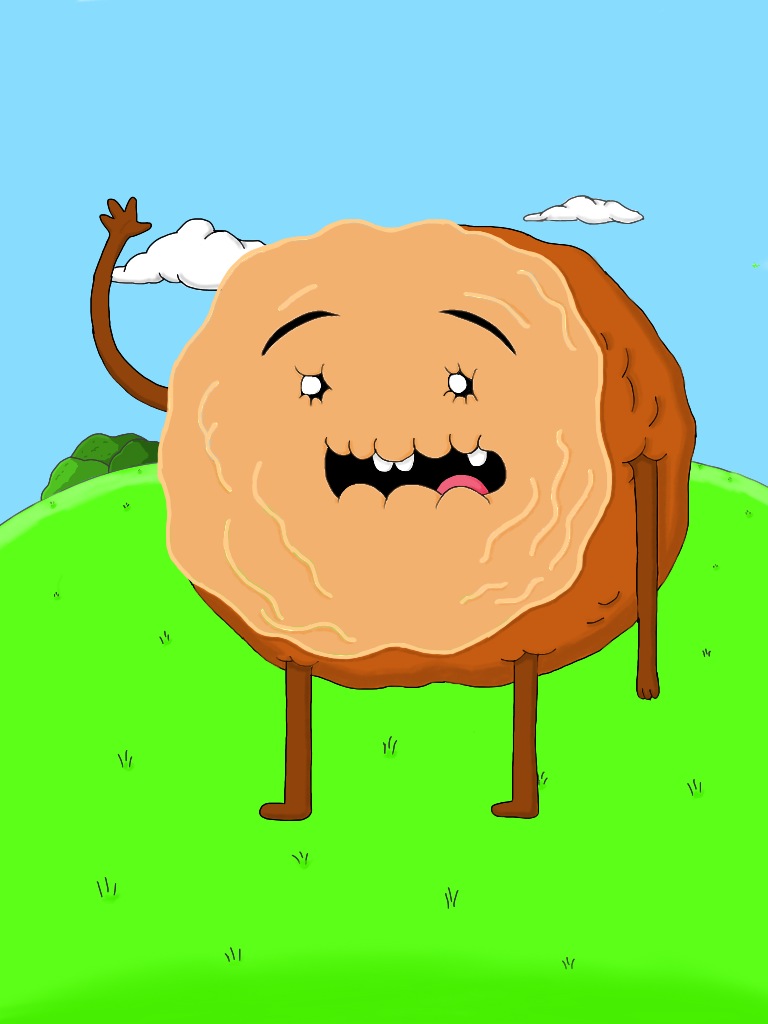 Cinnamon bun from Adventure time