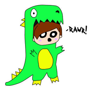 Chibi Dino Costume ::COLORED::