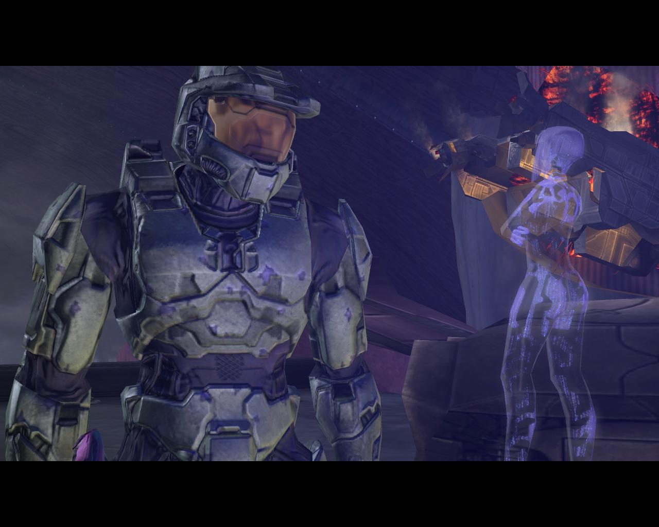 Cortana and the master chief