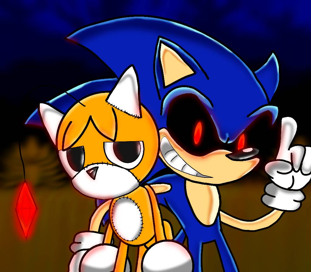 tails vs tails doll - Desenho de super_sonic_exe - Gartic