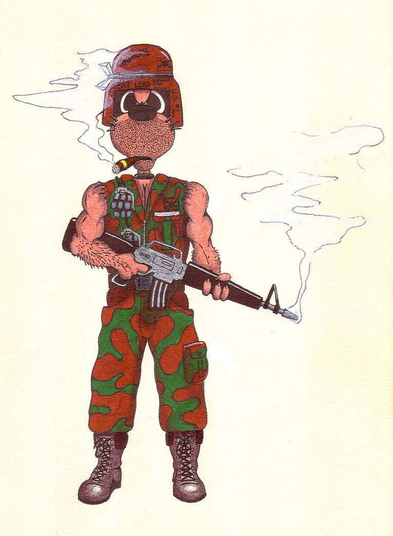 Commando Dogs - Sarge by mewisemagic on DeviantArt