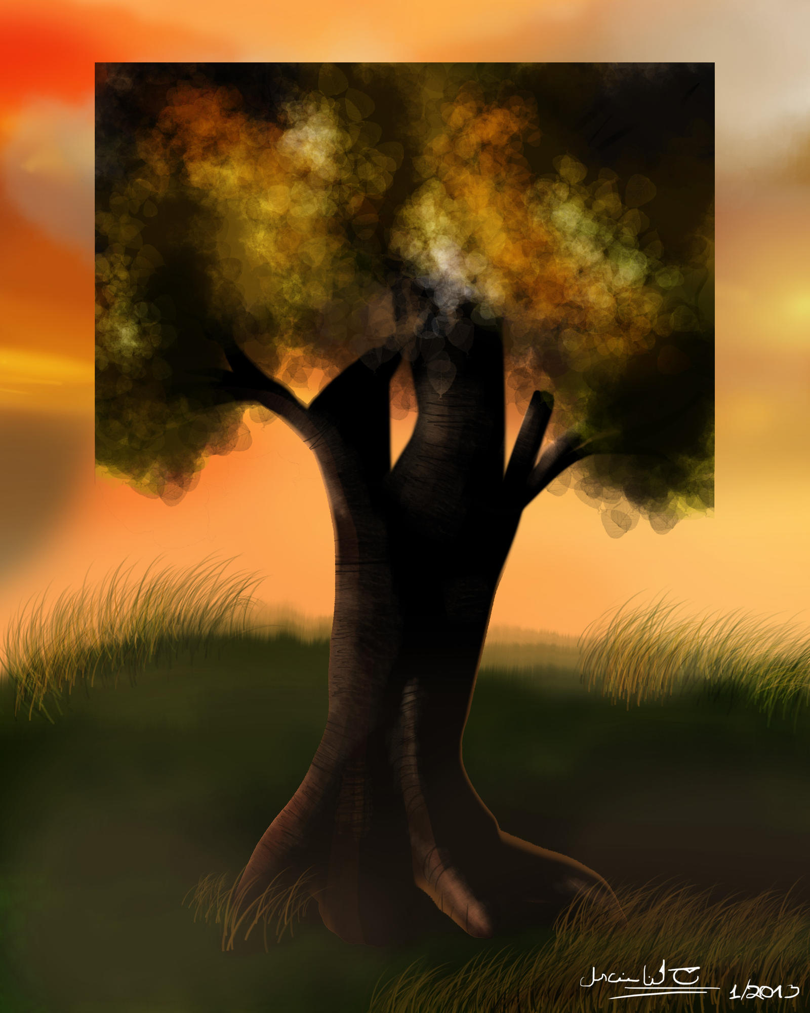 Cube Tree Drawing Cube Tree by Mwsilva on DeviantArt