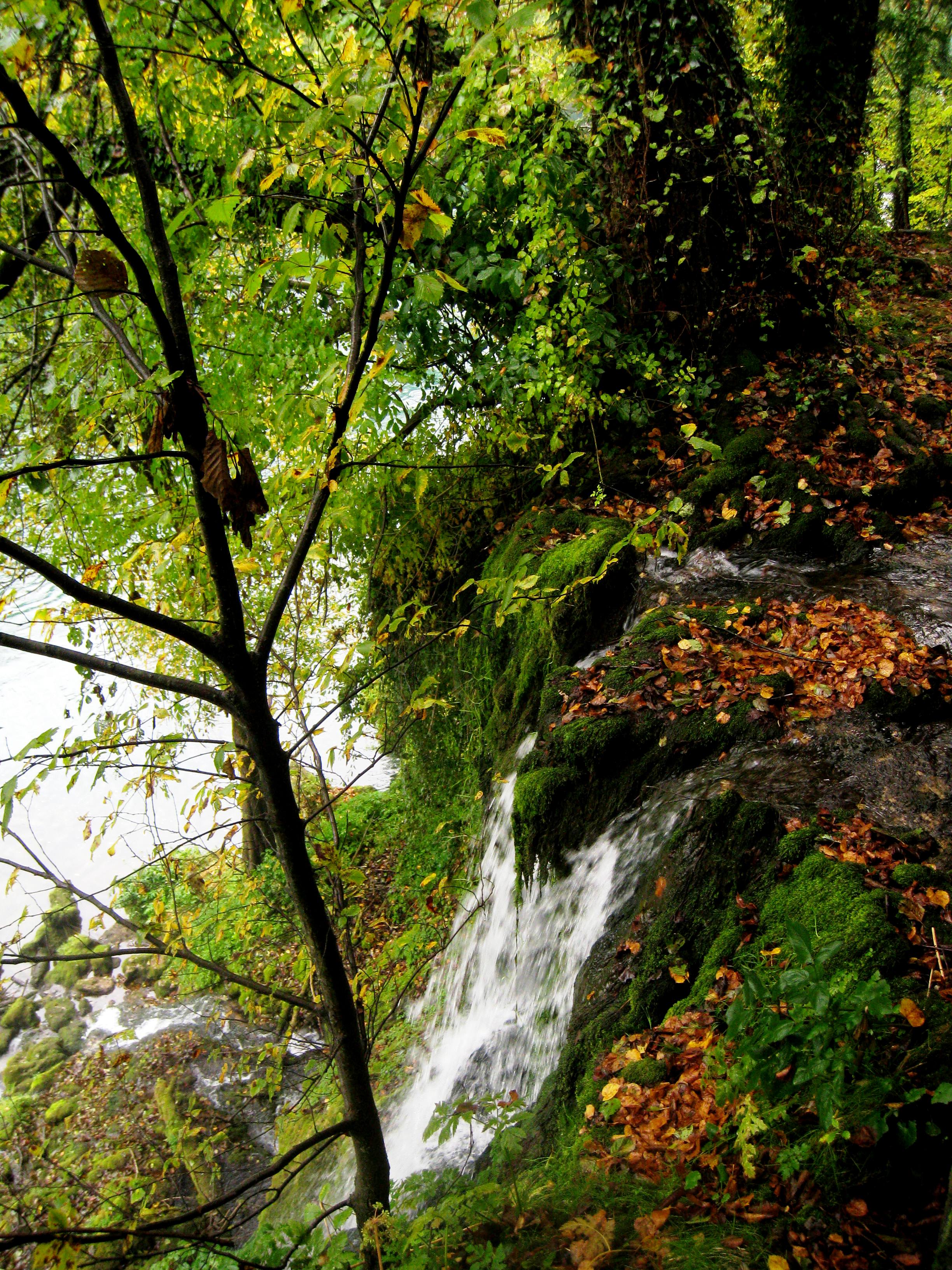 A small waterfall