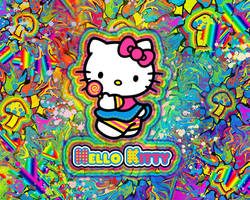 Hello Kitty is on Shrooms WP