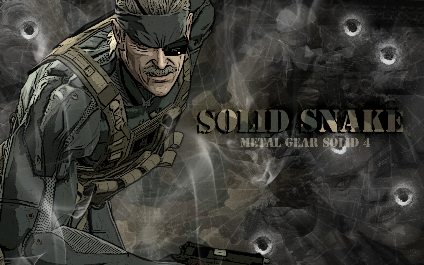 Solid Snake Mgs4 Wallpaper By Hallucination Walker On Deviantart