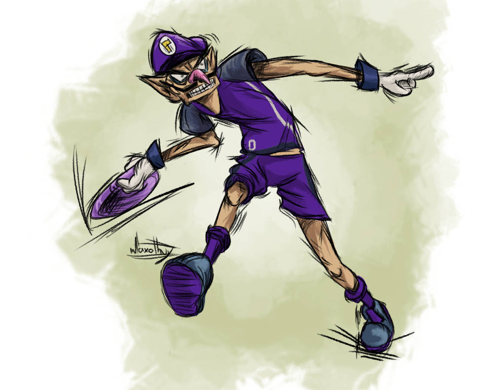 Waluigi by SecretStashMan on DeviantArt