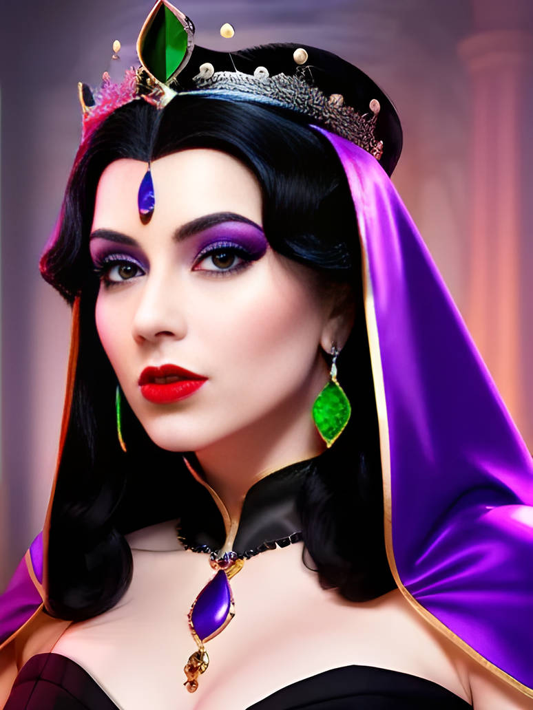 Evil Queen Using Computer Portrait of the evil Queen!! by SanjiDaCat93 on DeviantArt