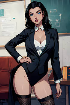 Zatanna posing like a fabulous model!!