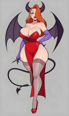 Jessica Rabbit as a Succubus!