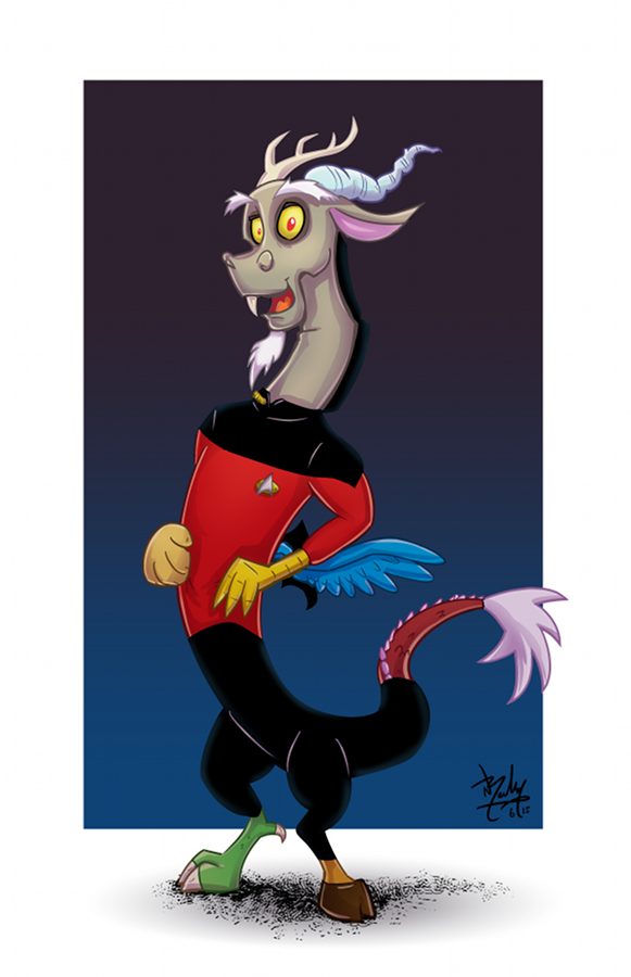 Captain Discord - MLP/Star Trek