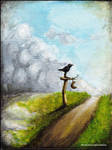 passe ton chemin voyageur by avecmonpinceau