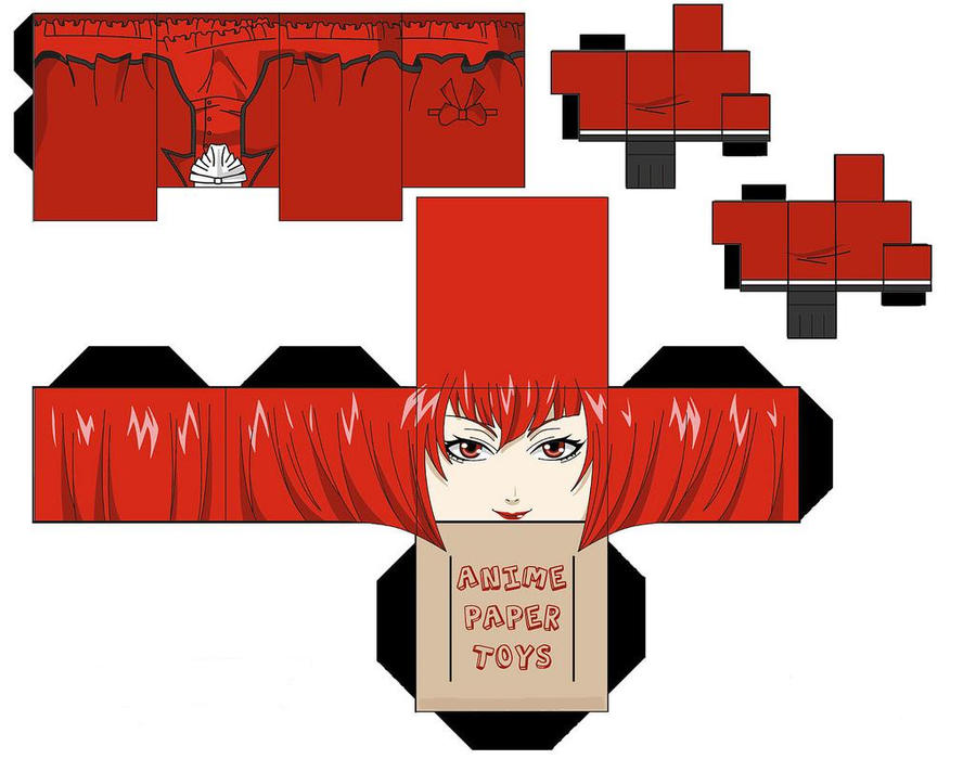 Madam Red Papercraft 1 by lovekity19 on DeviantArt