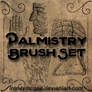 Vintage Palmistry Brush Set