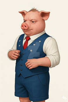 Jorge the pig by Victor amber