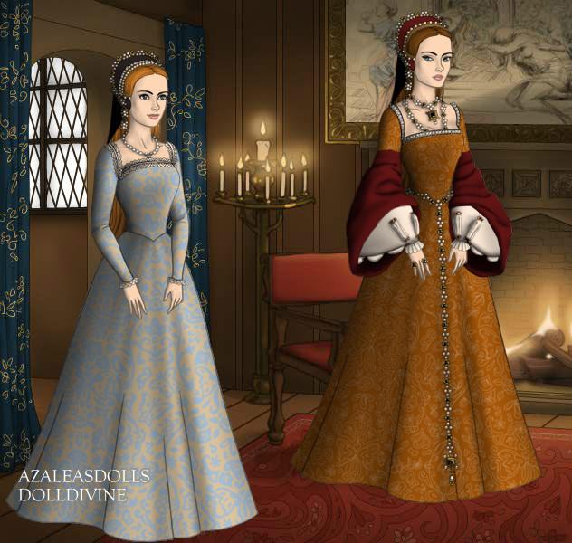 Princess Mary Tudor at 6 and 28