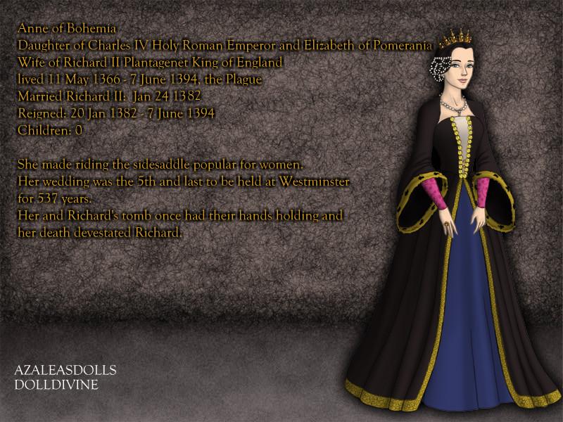 Anne Of Bohemia Queen Of England 1382 1394 By Tffan234 On Deviantart