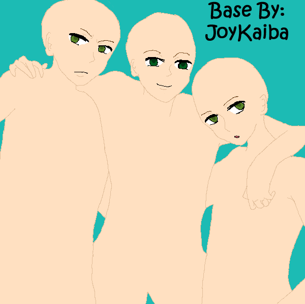 Anime Three Friends Base