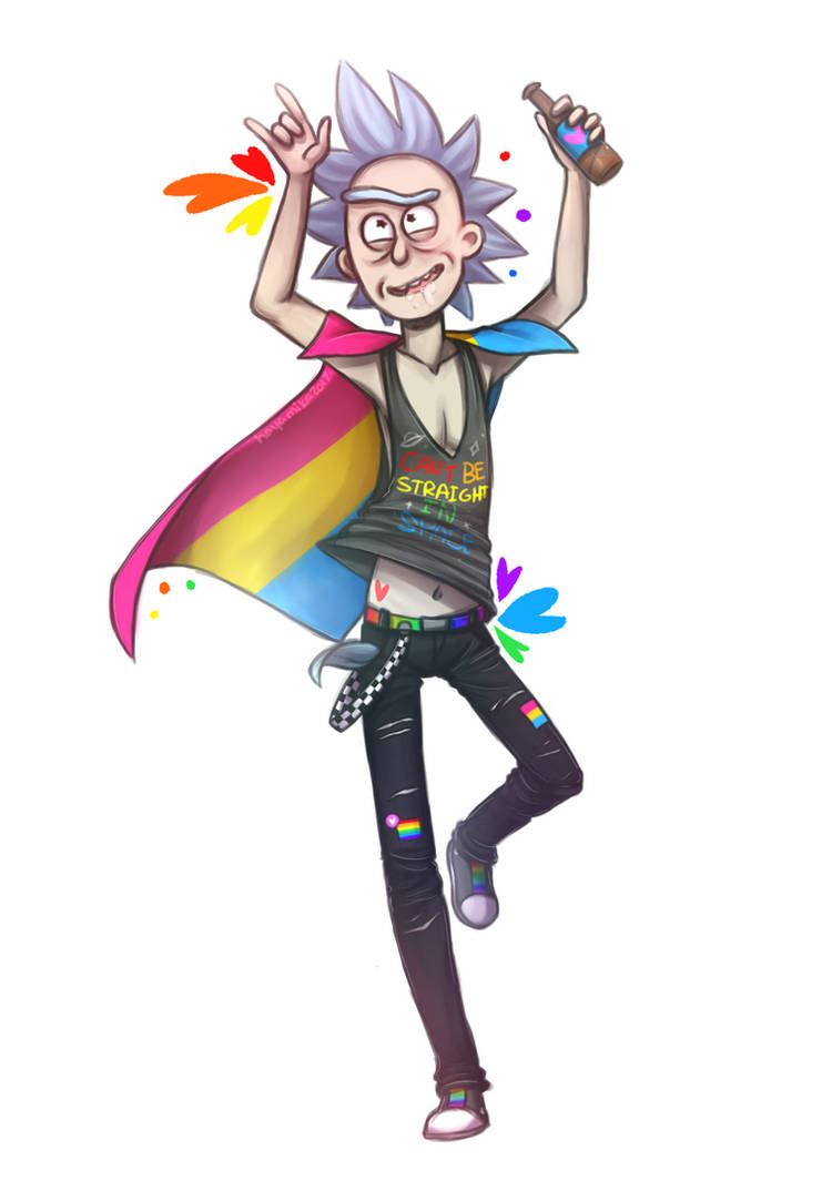 Pride Rickson Pride Month 2017 - Rick! by HayaMika on DeviantArt