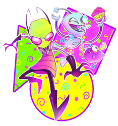 Neon Chaos Gremlins