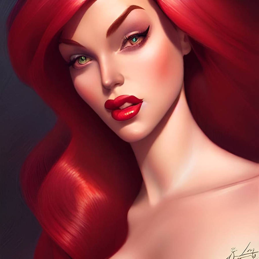 Jessica Rabbit by Linky-AI-Art on DeviantArt