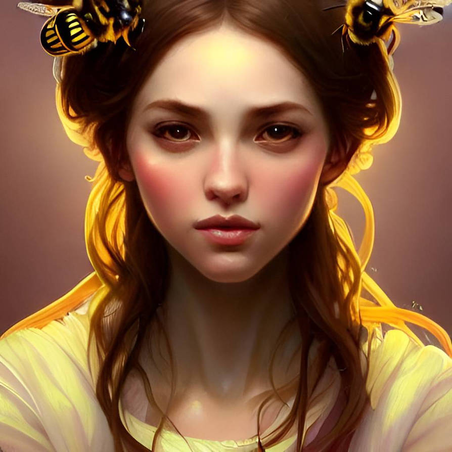 Bee Deviantart Style Bee Girl by Linky-AI-Art on DeviantArt