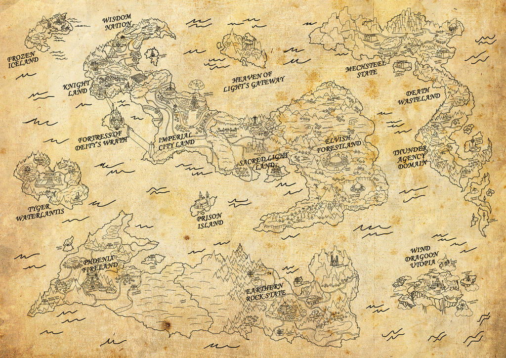 Multi Realm Maps Mystic Realm Map by PowerMaster17 on DeviantArt