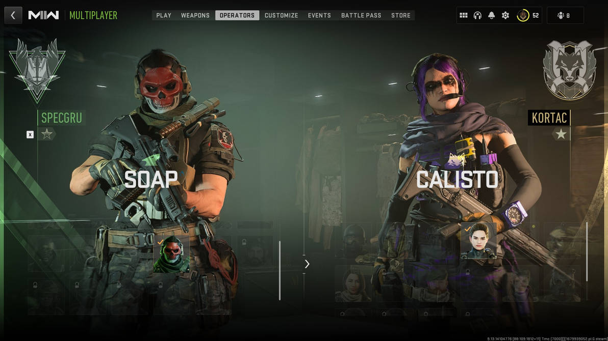 Cod Store Operators List My Main Operators in COD MWII by zotax on DeviantArt