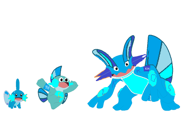 My Mudkip Evolving Form New Version