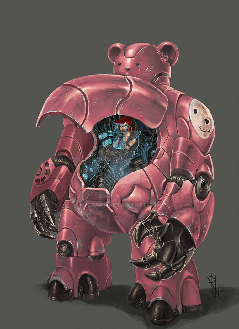 bear mech , concept by rjaart on DeviantArt