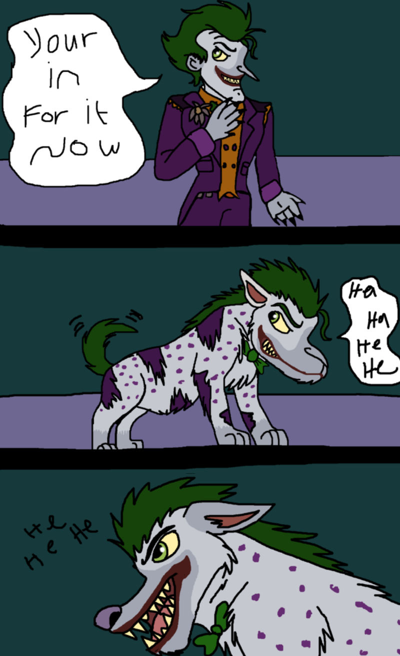 Joker Tf Into A Hyena By Thenightlightcouple On DeviantArt joker-tf-into-a-hyena-by-thenightlightcouple-on-deviantart