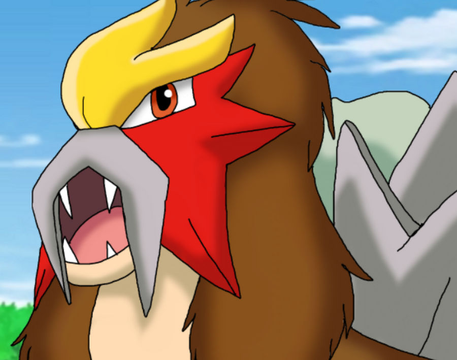 Entei by thenightlightcouple on DeviantArt