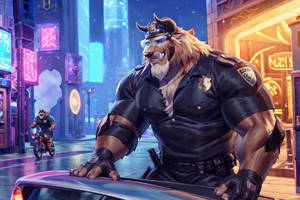 Beast Disney police officer