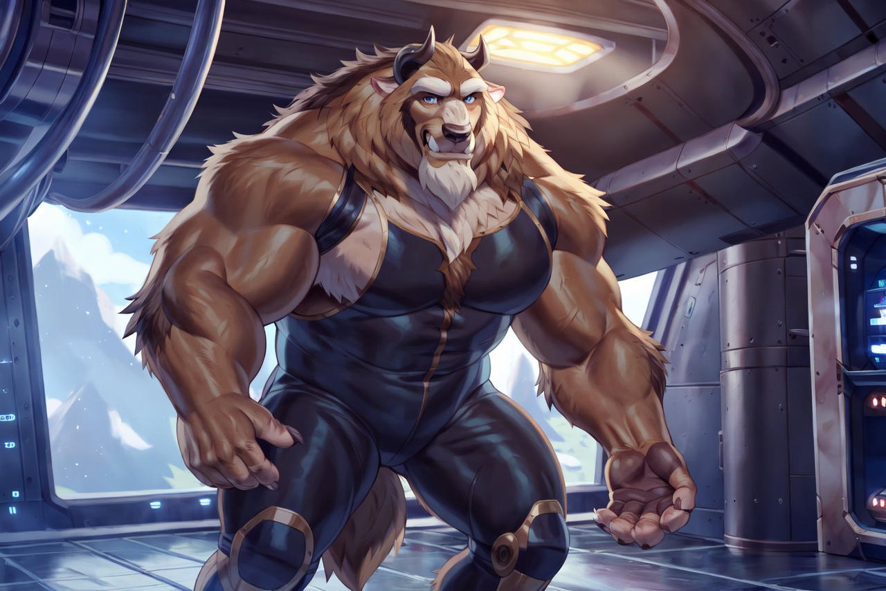 Muscle Roid Beast Beast Disney world muscles by alexdevilsajisoul on DeviantArt