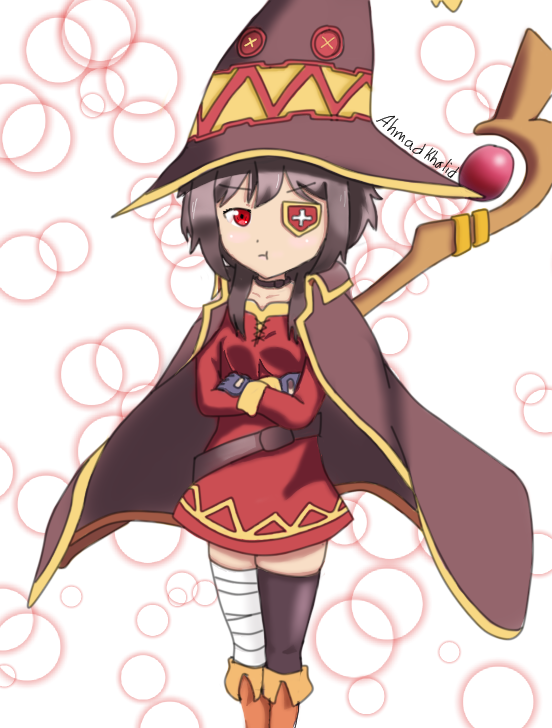 Megumin Color Megumin (Colored) by ollyt00 on DeviantArt