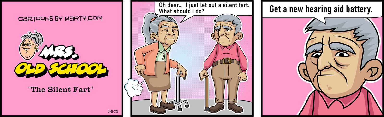 Mrs. Old School - The Silent Fart by CartoonsbyMarty on DeviantArt