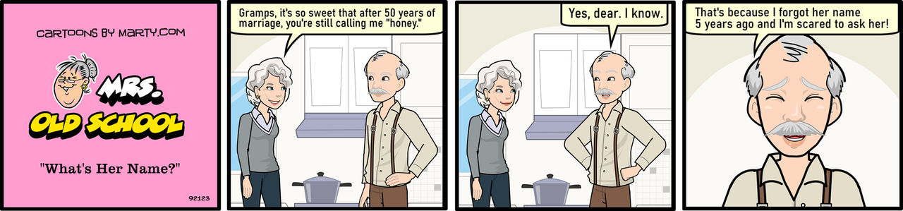 Mrs. Old School - Whats Her Name by CartoonsbyMarty on DeviantArt