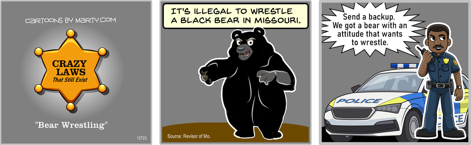 Crazy Laws - Bear Wrestling