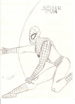 Pencil version of Spiderman