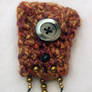 Orange Mojo Bag with Button