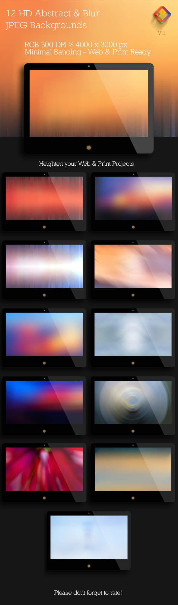 Abstract and Blur Backgrounds V1