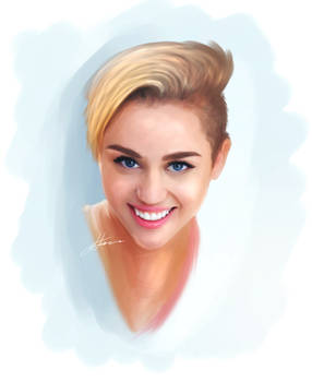 Miley Cyrus Speed Paint