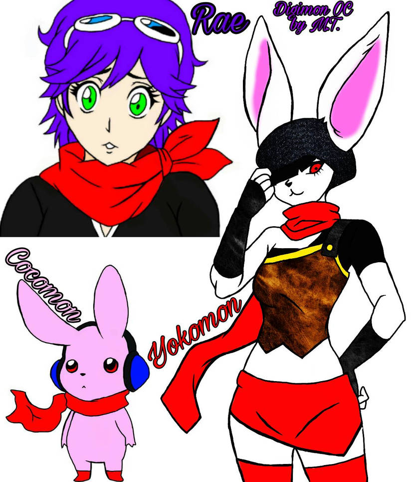 Digimon OC characters by LilBadBunny on DeviantArt