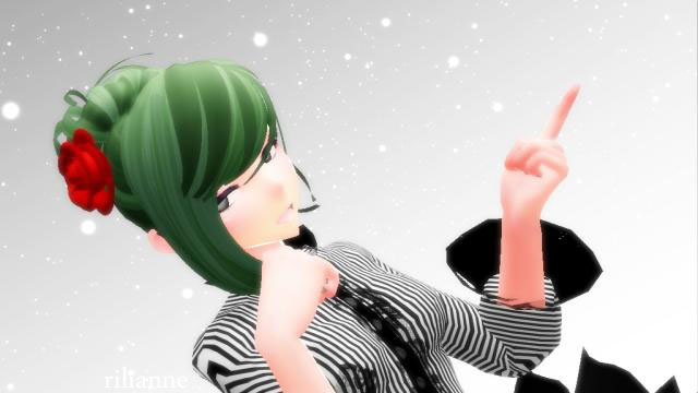 {MMD} Monochrome Kido