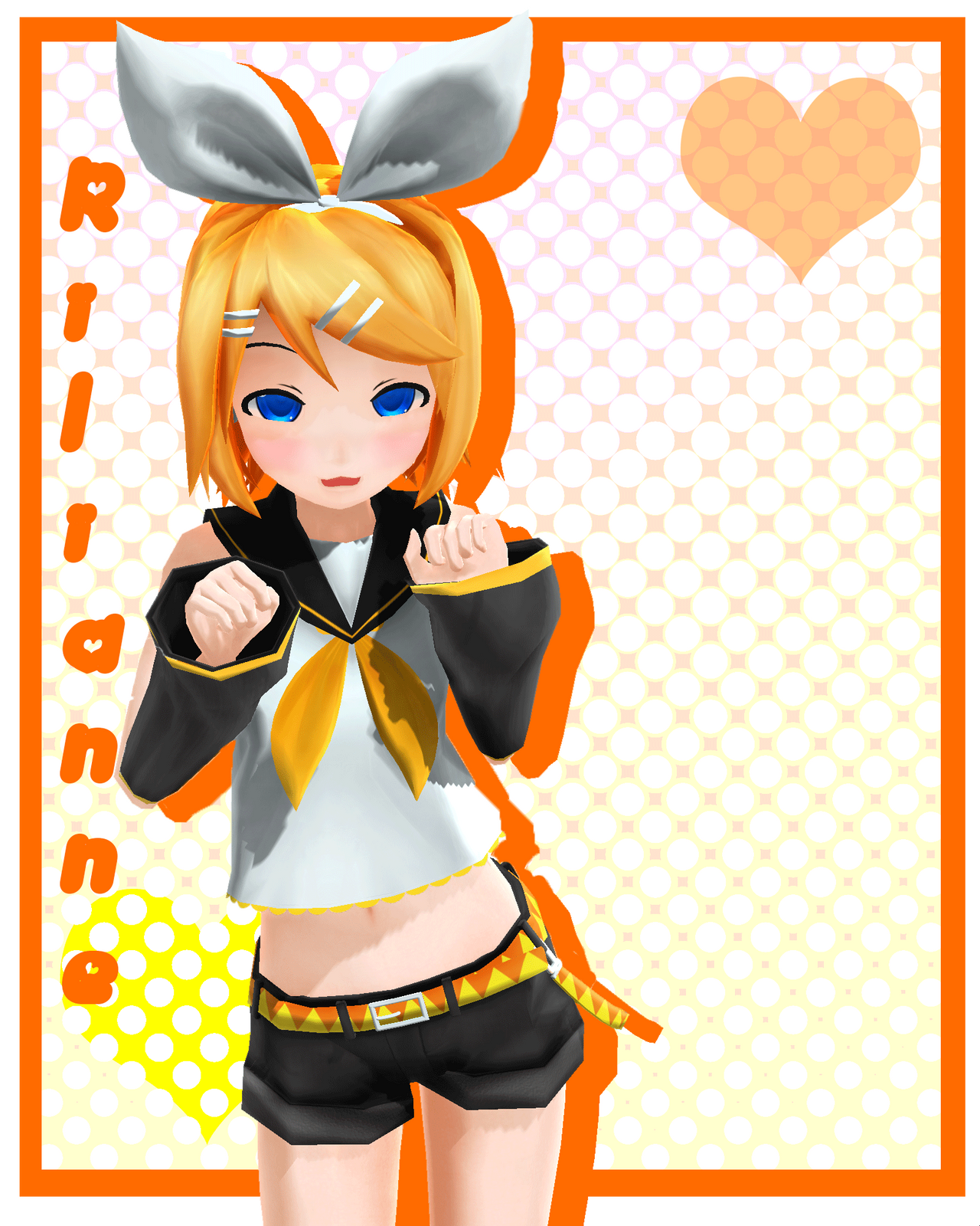 {MMD} Rin Kagamine DeviantArt ID by Rilianne on DeviantArt