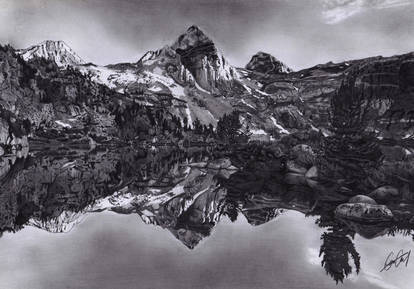 Mountains and Lake