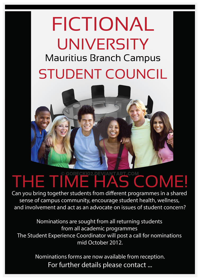 Poster Student Council by Gorecki02 on DeviantArt