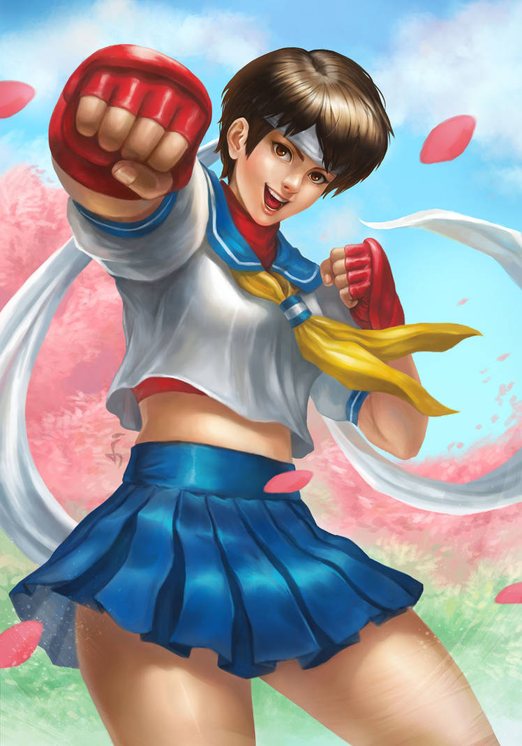 Sakura Street Fighter by denn18art on DeviantArt.